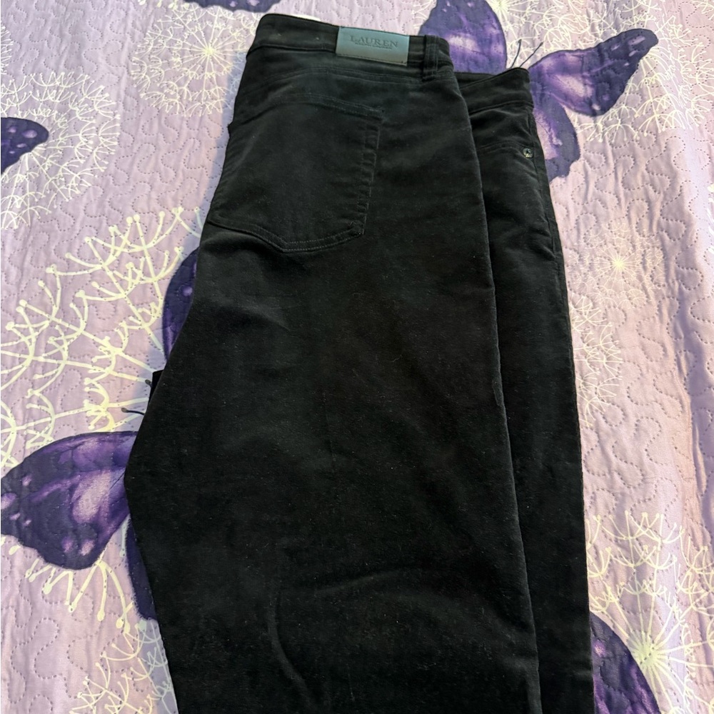 Ralph Lauren Black Corduroy Trousers